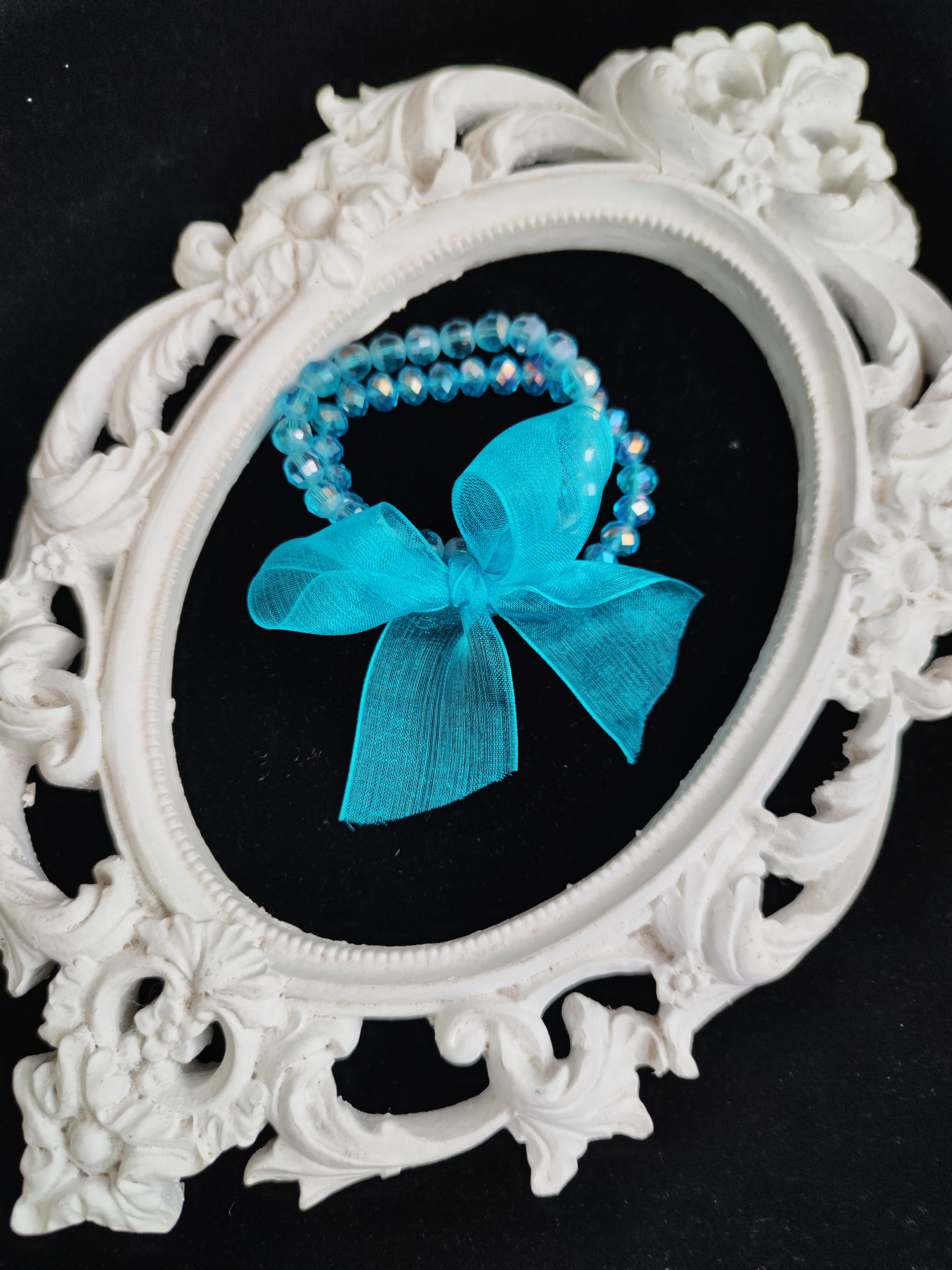 Elegant Crystal Bridesmaid Bracelet in Turquoise - Be My Bridesmaid